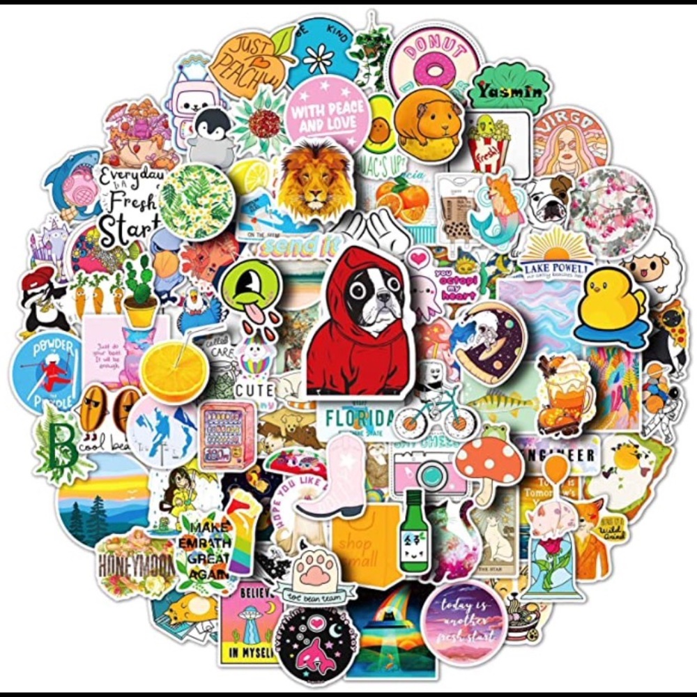 50PCS Waterproof Stickers